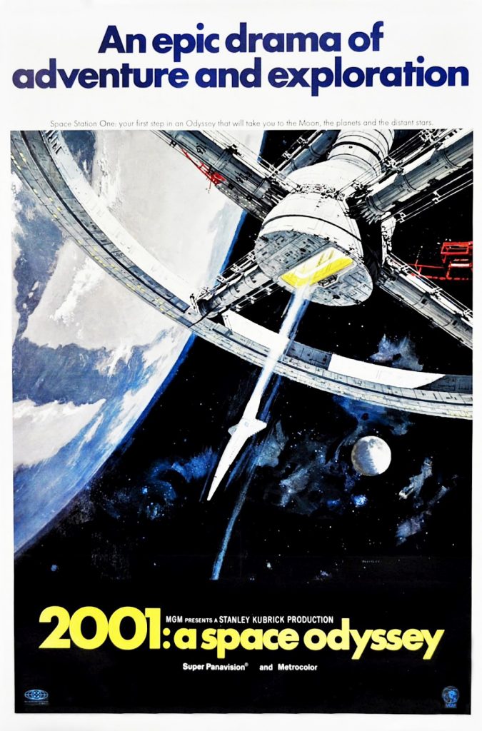 2001 A Space Odyssey (1968) Space Station One by Robert McCall